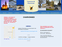 Tablet Screenshot of mairie-charvonnex.com